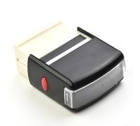 Kit de sellos de goma reutilizable para sellos de esfera con letras de la A a la Z del 0 al 9 números y símbolos @ =%+ para monogramación personalizada (negro)