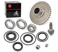 Kit de sellos de rodamiento de engranaje y piñón de anillo diferencial trasero compatible con Honda FourTrax 300 TRX300 TRX300FW 2x2 4x4 1988-2000 41310-HC5-305