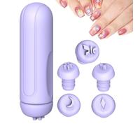 Kit de sellos de uñas - Plantillas de estampado de arte de uñas Manicure Tool Kit | Kit de estampas de uñas | 2 herramientas de uñas de sello de silicona | Herramientas de uñas de punta portátil con c