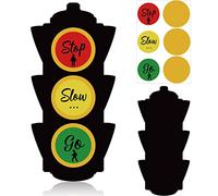 Kit de semáforo de 30 juegos para niños semáforo para la gestión del comportamiento en el aula Haz tu propia carta roja amarilla verde para estudiantes Diversión Seguridad vial Actividad Comportamiento Incentivo Fiesta Favor Juego