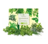 Kit de semillas plantas aromaticas ecologicas - set de semillas de hierbas aromaticas para jardín de hierbas interior o exterior