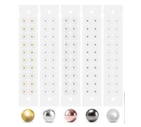 Kit de semillas terapéuticas for la oreja - 100 unidades de adhesivos de acupresión desechables, perlas de acupuntura transparentes for masaje de puntos auriculares(E(100 PCS))