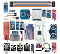 Kit de sensor 22 en 1 para Arduino para frambuesa Pi - STEM Electronics Starter Set con luz de humedad de temperatura, módulos IR para proyectos de bricolaje principiantes