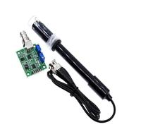 Kit de sensor de pH para Arduino con sonda de electrodo, módulo conector BNC, amplio rango 0-14, detección rápida, grado industrial (módulo de pH)