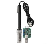 Kit de sensor de pH para Arduino, rango de detección de pH 0-14 con conector BNC, sonda de electrodo estable para proyectos científicos y uso en laboratorio (kit PH)