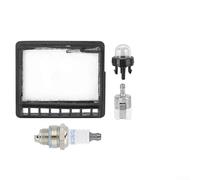 Kit de servicio de ajuste de filtro de aire y filtro de combustible para motosierras CS345, CS346, CS300, CS3000, CS341 y CS3400, incluye bombilla de imprimación