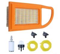 Kit de servicio de carburador diseñado para sopladores BR600 BR550 BR500 con filtro de aire, filtro de combustible, líneas de combustible, perilla de estrangulamiento