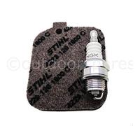 Stihl - Kit de servicio de filtro de aire y enchufe, sopladores de hojas y trituradoras BG45 BG46 BG55 BG65 BG85 BR45C SH55 SH85