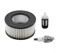 Kit de servicio de filtro de combustible de aire para motosierra, juego de 3 piezas con filtro de aire, tapa de chispa y filtro de combustible para modelos MS261-MS391, optimización del rendimiento