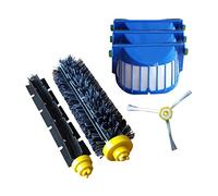 Kit de Servicio de Kit de Mantenimiento Premium Adecuado para Robots aspiradores iRobot Roomba Serie 600 | Set de cepillos + 3 filtros AeroVac + Cepillo Lateral