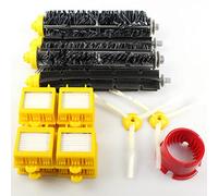 Kit de Servicio de Kit de Mantenimiento Premium Adecuado para Robots aspiradores iRobot Roomba Serie 700 | Juego de 2 cepillos + 8 filtros HEPA + 2 cepillos Laterales + Herramienta de Limpieza