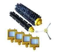 Kit de Servicio de Kit de Mantenimiento Premium Adecuado para Robots aspiradores iRobot Roomba Serie 700 | Set de cepillos + 4 filtros HEPA + Cepillo Lateral