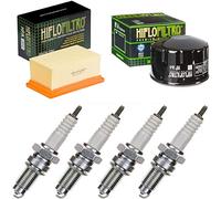 Kit de servicio y mantenimiento con filtro de aire, filtro de aceite y bujías para R 1200 GS, año de fabricación 2004-2009, encendido doble