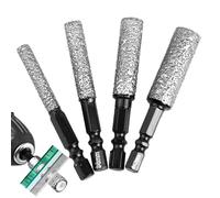Kit De Sierra Campana Para Azulejos, Broca Soldadura Mango Hexagonal para Vidrio Cerámico, Herramientas Eléctricas & Manuales para Madera Metal Mármol Granito Porcelana Cerámica Muebles