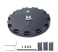 Kit de sierra de corona ajustable de 45 a 130 mm de diámetro, broca de triple hoja para carpintería, ideal para proyectos de bricolaje en paneles de yeso, madera contrachapada y