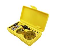 Kit De Sierra De Corona Amarilla Premium: Taladro Y Cortador Profesional For Carpintería, Ideal For Paneles De Yeso, Luces Empotradas E Instalación De Madera.(8pcs Yellow)