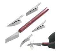 Kit De Sierra De Modelado De Pasatiempos - Mini Cuchilla De Cortador De Manos, Herramienta De Mango De Afeitar Artesanal | Precision Ligero Detalling Cutting Set, Accesorio De Cuchillo De Piratería Co