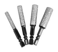 Kit de sierra perforadora para azulejos - Broca perforadora para soldar con mango hexagonal, accesorios de pulido y perforación | Herramienta de taladro en para soldadura fuerte 4 en 1 para cerám