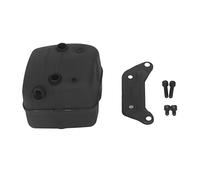 Kit de silenciador de escape de motosierra Reemplazo duradero de alto rendimiento con reducción de ruido para motosierra 385 390 372 371 365 362 con junta y accesorios de