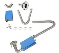 Kit de silenciador de escape para calentador de estacionamiento diésel de 24 mm con conector de tubo de escape para una reducción eficaz del ruido y optimización del flujo de escape