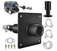 Kit de silenciador de escape para generador Firman, placa de montaje aislada, reducción del 52% en ruido, ventilación segura