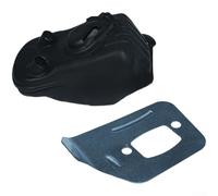 Kit de Silenciador y Escudo 10x10cm para 550XP | para ajuste perfecto modelos 550XP y 545, instalación rápida sin herramientas, mejora eficiencia motor