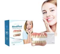 Kit de silicona para prótesis dentales, kit de línea de prótesis dental, kit de dentadura de silicona, silicona para dentaduras postizas a presión, carillas a presión en los dientes, juego de dientes