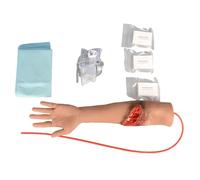 Kit de simulación de Brazo de Herida lacerada, Modelo de Brazo de Herida lacerada, Modelo de Entrenamiento de Brazo lacerado para capacitación en Primeros Auxilios y educación médica, Limpieza de Her