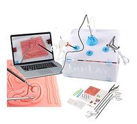 Kit De Simulador De CirugíA LaparoscóPica Con CáMara Hd, Caja De Entrenamiento De SimulacióN Abdominal + 5 MóDulos De Entrenamiento + 4 Herramientas QuirúRgicas, Para EnseñAnza Y Entrenamiento