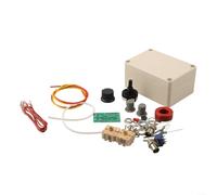 Kit de sintonizador de antena manual de 1-30 MHz para radio de jamón QRP DIY, topología tipo T con indicador de onda estacionaria integrado, soporta 15 W TX, rango de afinación 30-300 ohmios, interfaz