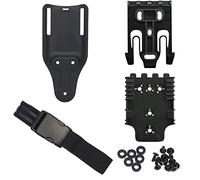 Kit de Sistema de Cierre rápido, con Correas de Muslo de Funda, Plataforma de Lazo de cinturón de Pierna de Paseo Medio（20cm） QLS 22 19 Base Adaptadora
