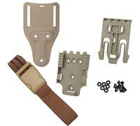 Kit de Sistema de Cierre rápido táctico, Base adaptadora del cinturón QLS 22 19, Hebilla de liberación rápida, cinturón de Pata de Cabra, Funda de Pistola, Adaptador de Pala.