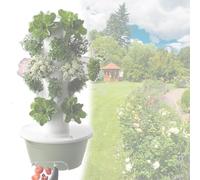 Kit de Sistema de Cultivo hidropónico de 5/7 Niveles: Jardín hidropónico Vertical de Torre con Bomba y Adaptador (A 7)