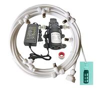 Kit de Sistema de Enfriamiento por Nebulización con Bomba, Sistema de Nebulizacion para Exteriores Terrazas Jardín Patio, Kits de Riego por Goteo para Césped, Flor, Invernadero (Size : 6m/19.6ft)