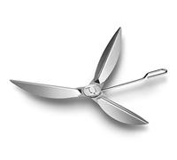 Kit de sistema de limpieza One-Touch 7444 para parrilla Weber de 22-1/2 pulgadas, piezas de repuesto adecuadas para parrilla, color plateado