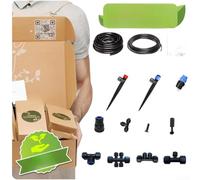Kit de sistema de riego con diseño de conexión rápida para jardín invernadero césped y configuración de mantenimiento mínimo (B)