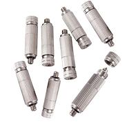 Kit de sistema de riego por goteo, Boquillas de nebulización latón 50 piezas 0,1-0,8 mm UNC10-24 for riego refrigeración(0.8mm)