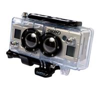 GoPro 3D Hero System - Accesorio para cámaras HERO2 (Carcasa 3D, Resistente al Agua, Permite Grabar vídeo y Foto en 3D y 2D simultáneamente) Color Transparente