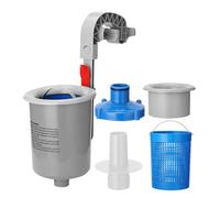 Kit de skimmer de suelo para piscina de alto rendimiento para limpiadores | Auto Piscina Piscina Skimmer Accesorios Verano Diario Flotante Resistente Limpieza Automática Mantenimiento Casa Hotel