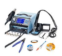 Kit de soldador 992DA+BGA Estación de soldadura Junta de reparación Estación de retrabajo Soldadura con pistola de aire caliente Soldador Vacío de humo