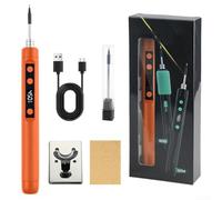 Kit de soldador compatible con USB que proporciona una entrega de energía estable y ajustes de temperatura repetibles para soldar rastros finos y almohadillas pequeñas (A)