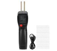 KIT DE SOLDADOR DE REPARACIÓN DE PLÁSTICO 200 GRAPAS DE MANO SOLDADURA CALIENTE INALÁMBRICA PISTOLA DE CLAVOS PARACHOQUES DEL COCHE TABLERO SOPORTE DE LÁMPARA NEGRO