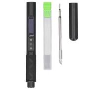 Kit De Soldador Eléctrico Bordstract, Pluma De Soldadura Portátil PD65W TIPO C Con Carcasa De Aleación De Aluminio CNC DC90 150W Herramientas De Pluma De Soldadura(Negro)