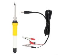 Kit de soldador eléctrico de 12 V y 40 W, herramienta de soldadura portátil para cableado, elemento de cerámica de calor rápido, agarre seguro