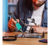 Kit de soldador inalámbrico de recarga USB C con 3 puntas y calentamiento rápido de 8 segundos para entusiastas de la electrónica y profesionales (B)