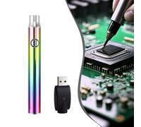 Kit de soldador inalámbrico recargable por USB portátil con bolígrafo de batería de 350 mAh, 3 ajustes ajustables, mini herramienta de soldadura compatible con