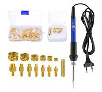 Kit de soldador, juego de insertos roscados, puntas de soldador de temperatura ajustable para insertos roscados, tuercas de fusión M2 M3 M4 M5 M6 M8, accesorios compatibles para impresora 3D
