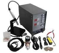Kit de soldador permanente de joyería, soldadura por puntos de arco de pulso ajustable para restauración de oro, titanio y ortodoncia