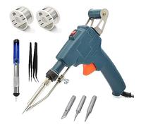 Kit de Soldadores de Estaño 60W, Pistola Manual Estación De Soldador Marco De Estaño Autónomo Funciona Con Una Sola Mano Herramienta De Soldadura para Reparaciones Electrónicas