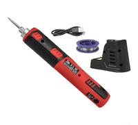 Kit de soldadura, 1500 mAh, soldador de estaño, inalámbrico, carga USB, calentamiento rápido, kit de soldadura portátil